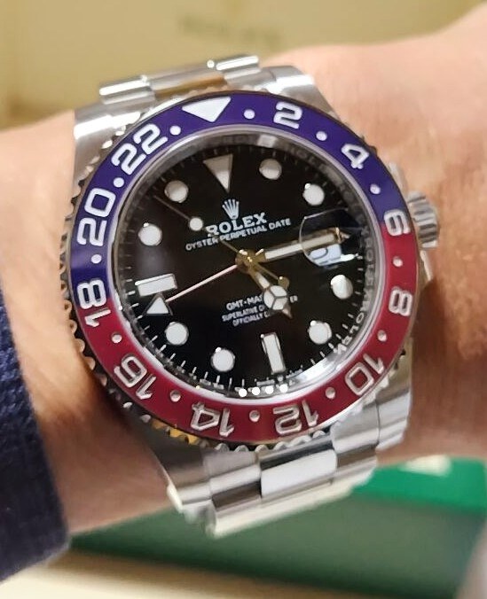 伝統の赤青ベゼル手に入れました』 ロレックス GMTマスターII
