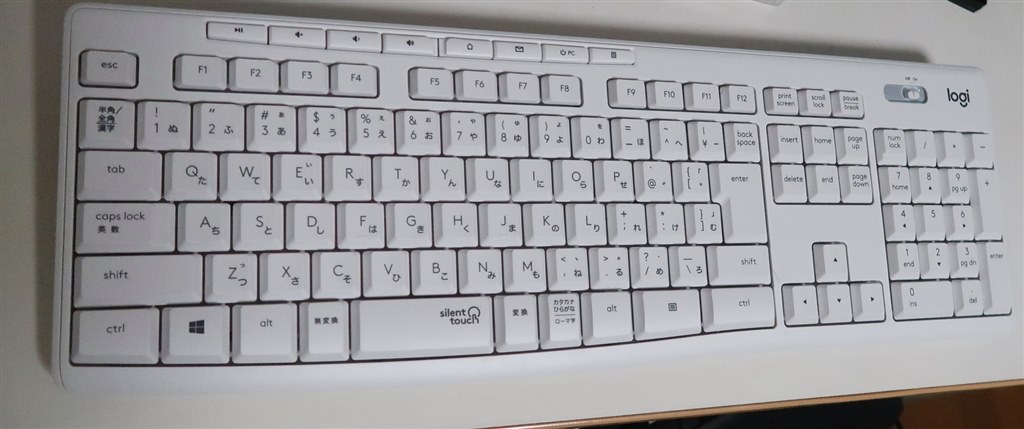 よくできたコードレスで静かなキーボードです。』 ロジクール K295