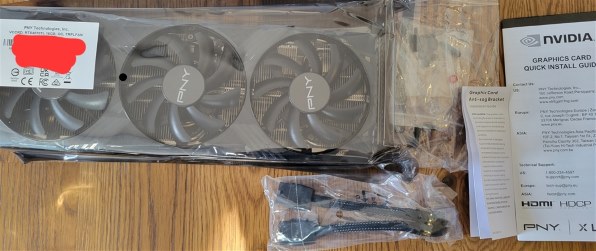 PNY GeForce RTX 4070 Ti SUPER 16GB OC LED トリプルファン VERTO