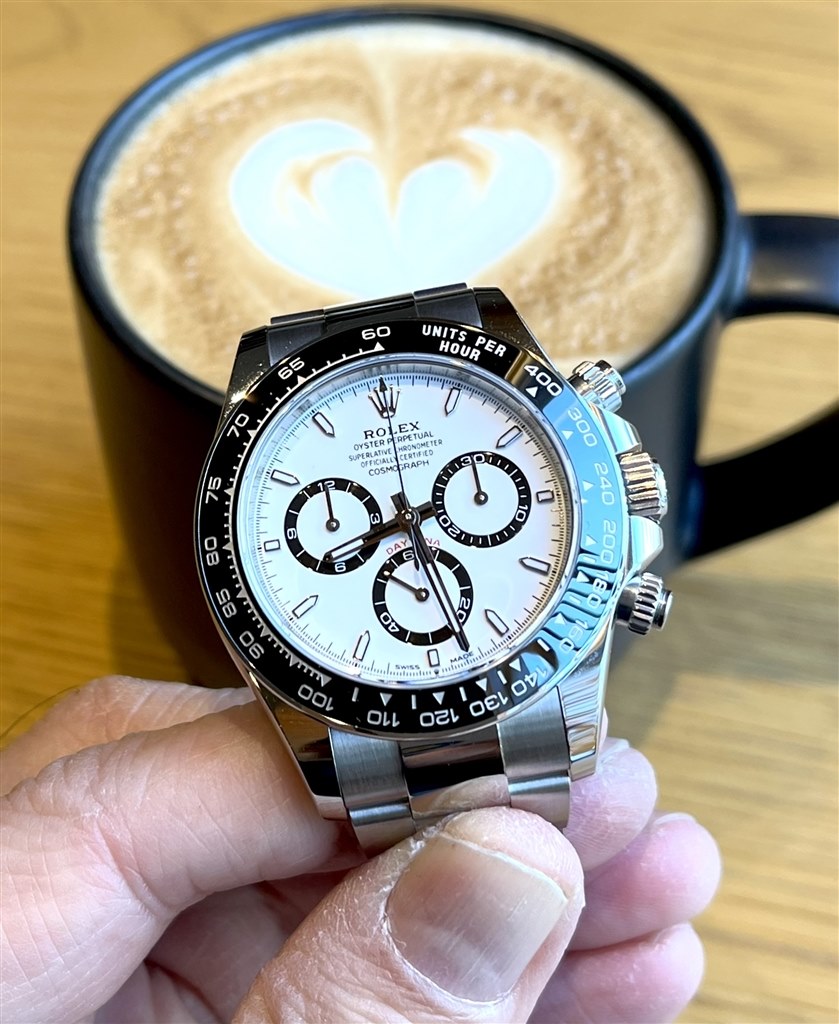 洗練されたデイトナ、白文字盤、最高です』 ロレックス コスモグラフ