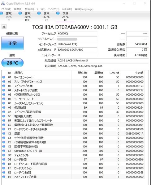 バッファロー CANVIO DESKTOP HD-TDA6U3-B [ブラック]投稿画像