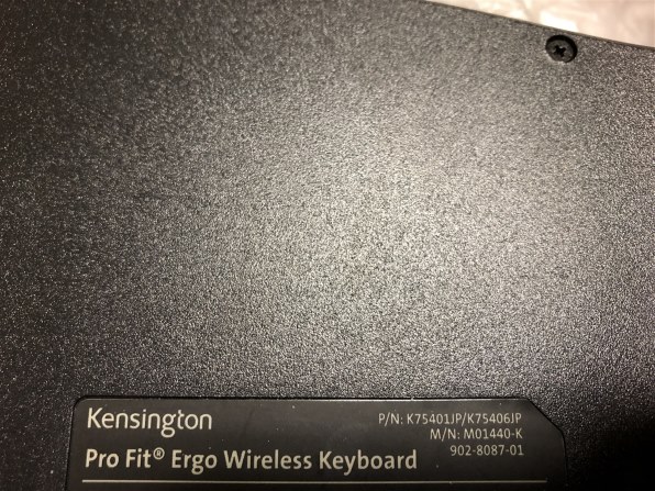 ケンジントン Pro Fit Ergo Wireless Keyboard K75401JP [ブラック