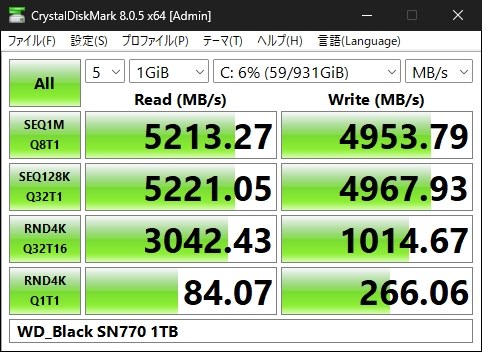 WESTERN DIGITAL WD_Black SN770 NVMe WDS100T3X0E レビュー評価・評判 - 価格.com