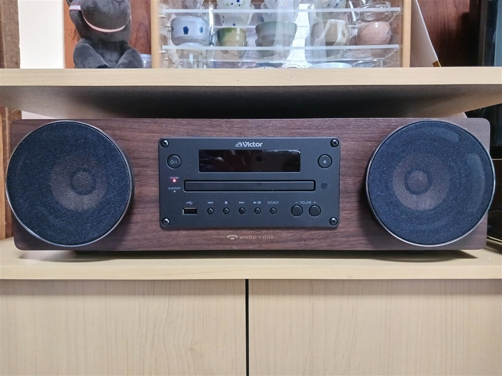 (新品）JVC WOOD CONE EX-D6 素晴らしいコンポです♪』 JVC Victor WOOD CONE EX-D6 礼道さんの