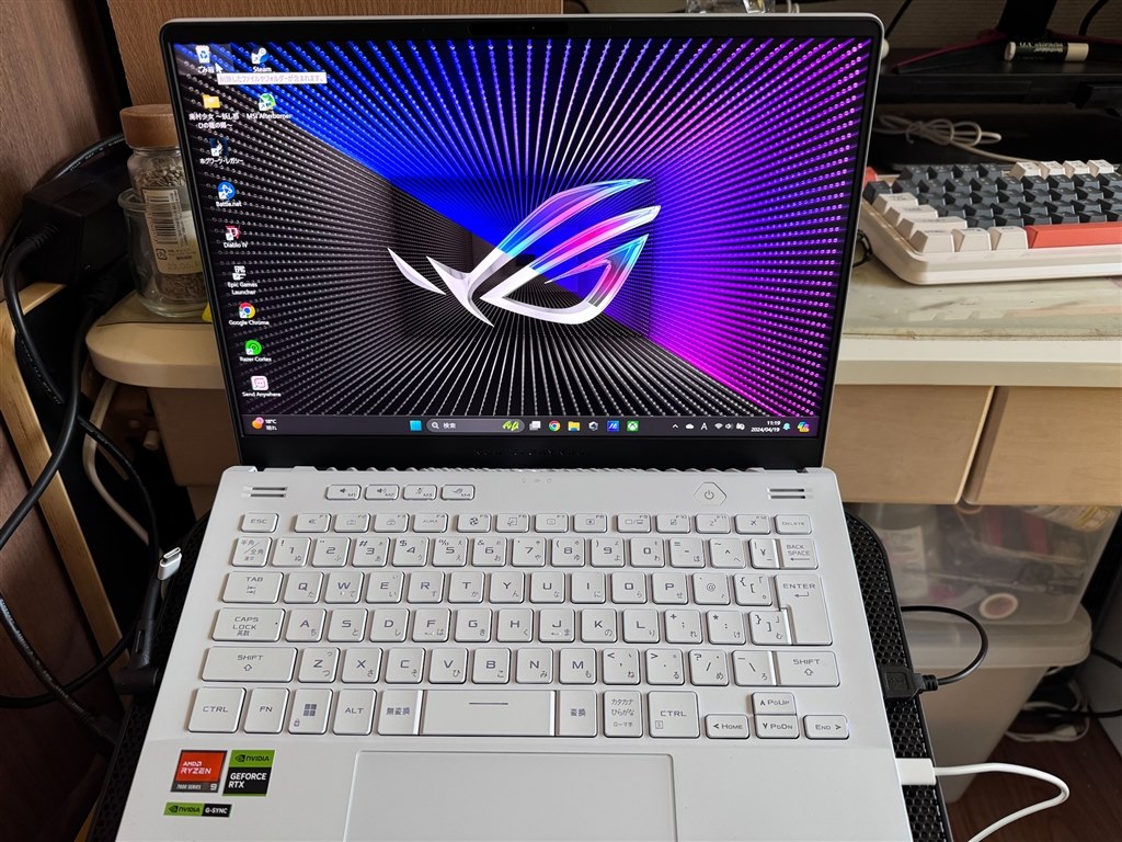 軽さとスペックのバランスの良い機種』 ASUS ROG Zephyrus G14 GA402XV ...