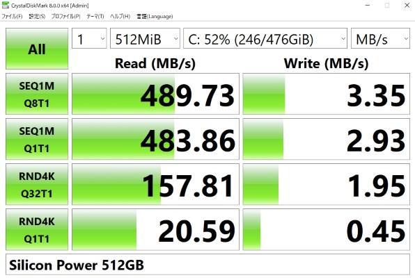 Silicon Power Ace A55 SP512GBSS3A55S25 価格比較 - 価格.com