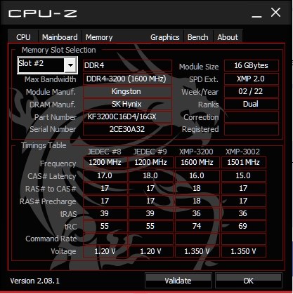 2年近く使用して、問題ありません。』 キングストン KF432C16RB1AK2