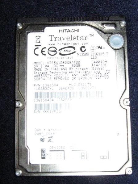 HGST HTS541080G9AT00 (80G 9.5mm) 価格比較 - 価格.com