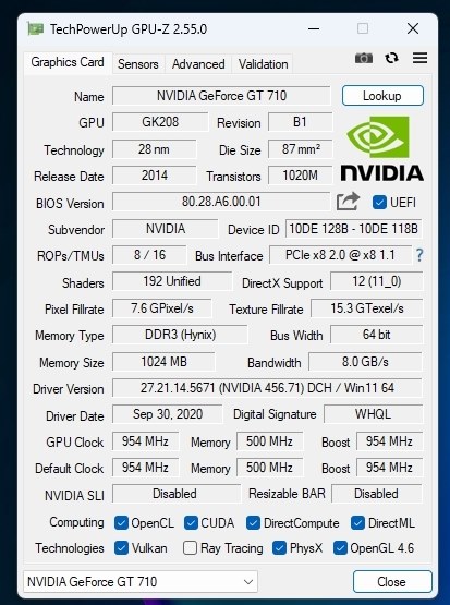 Gfページ 玄人志向 GF-GT710-E1GB/HS [PCIExp 1GB]投稿画像・動画 - 価格.com