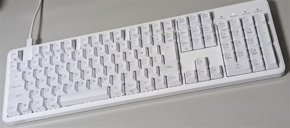 エレコム　キーボード　ホワイト　茶軸　TK-MC50UKTWH 有線メカニカルテンキーレスキーボード - TK-MC30UKTWH