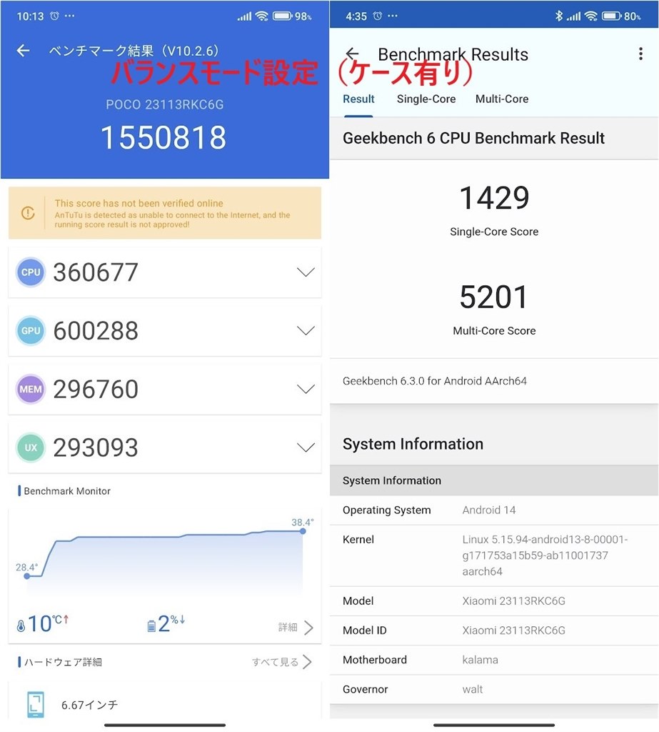 Snapdragon8gen2搭載』 Xiaomi POCO F6 Pro 256GB SIMフリー