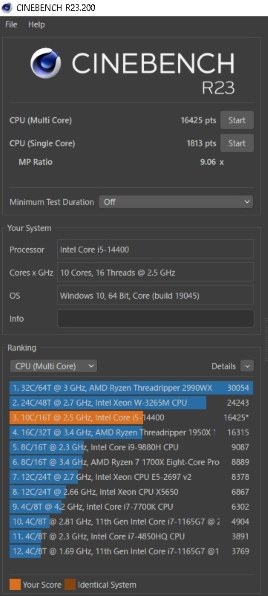 i5-14400に修正パッチを適用した結果…インテル～最（以下略』 インテル