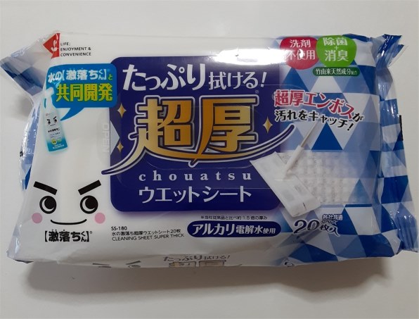 （まとめ）レック 水の激落ち 超厚ウエットシートSS-180 1パック（20枚）〔×50セット〕 | レック 激落ち 超厚ウェットシート 20枚入×10個セット SS-180