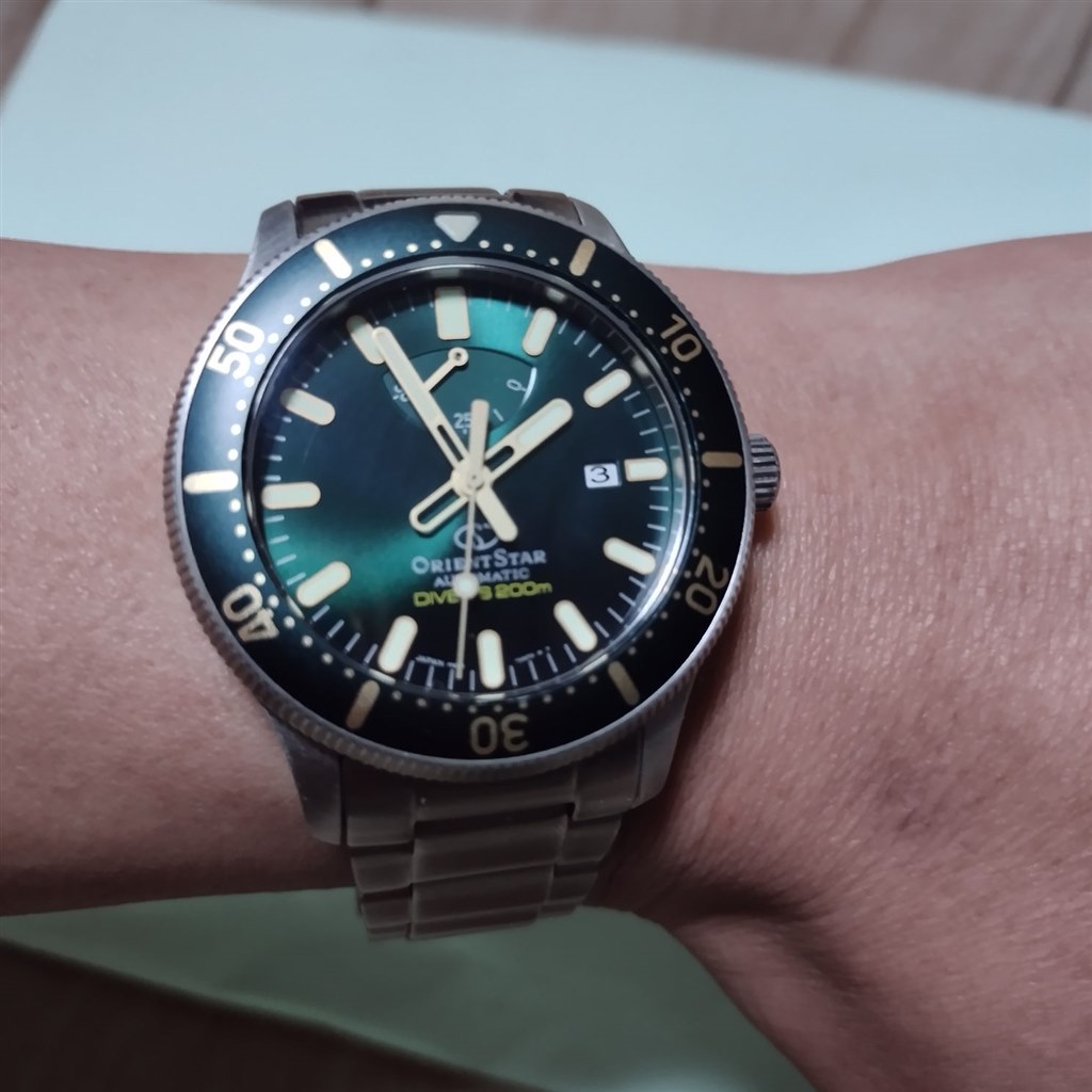 綺麗なグリーンのダイバーズ』 オリエント オリエントスター スポーツ