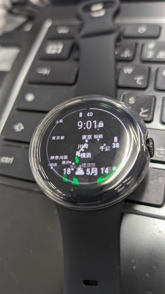Google Pixel Watch 2 Wi-Fiモデル GA05029-GB [Matte Black アルミケース/Obsidian アクティブ  バンド]投稿画像・動画 - 価格.com