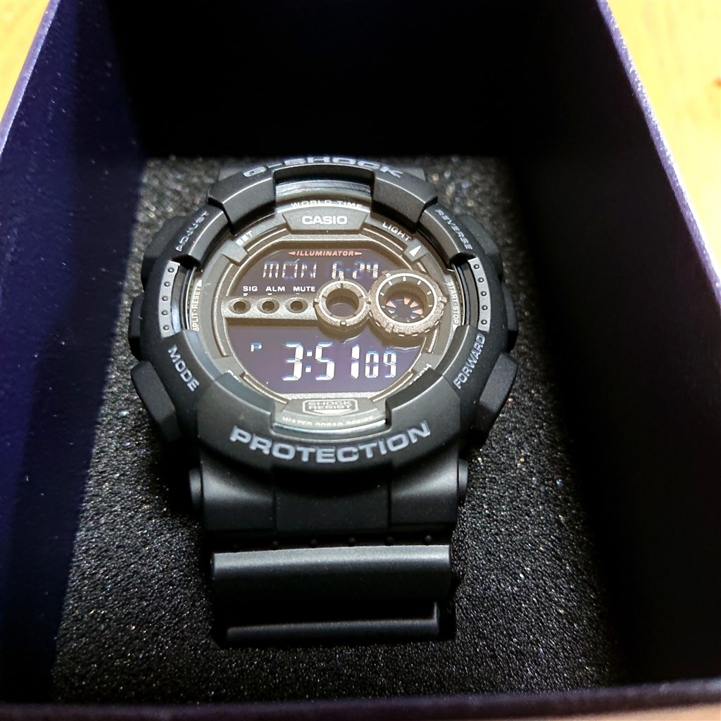 g-shockカシオGD-100-1BJF ありふれ