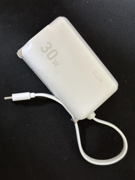 ANKER Power Bank (30W Fusion Built-In USB-C ケーブル