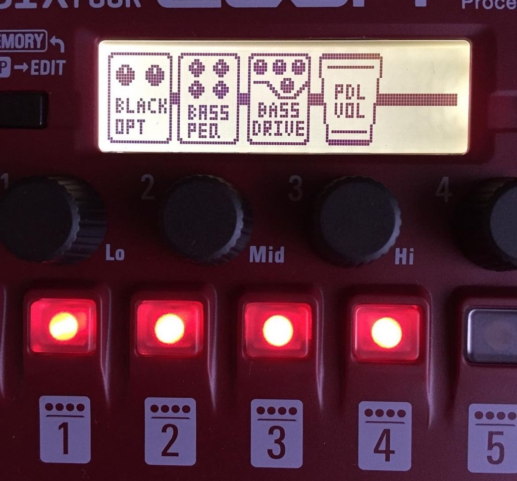 B1X FOUR zoom ベース マルチエフェクター