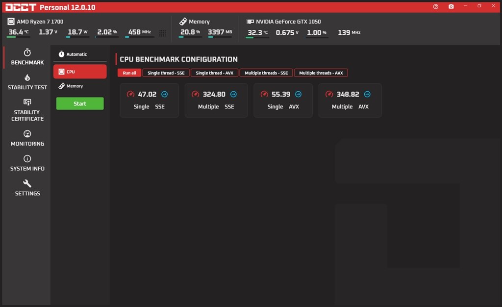 初代Ryzen7 1700からの乗り換えです。処理性能が大幅アップ