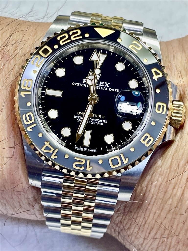 ROLEXジュビリーブレス② rolex909 ROLEX OYSTER PERPETUAL Ref.77080 Ser.1999年 青369