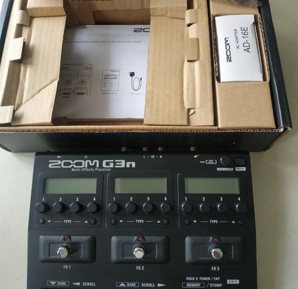 zoom G3n 外箱・純正アダプタなし ZOOM / G3XN【ヘッドフォンMP3セッションセット】 ズーム マルチ