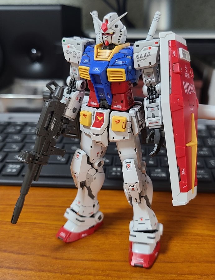 RG ガンダム Ver.2.0 土臭い RX-78-2 1/144 RG ガンダム Ver.2.0 土臭い RX-78-2 1/144