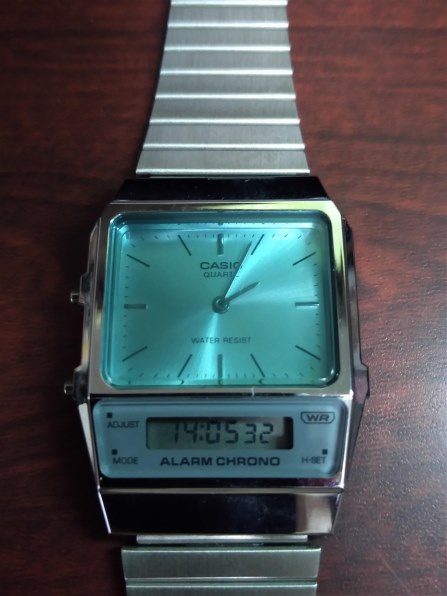 ❤新品♪ 国内正規品 CASIO カシオクラシック AQ-800E-3AJF CASIO（カシオ） 国内正規保証 “STANDARD” AQ-800E-3AJF シルバー x