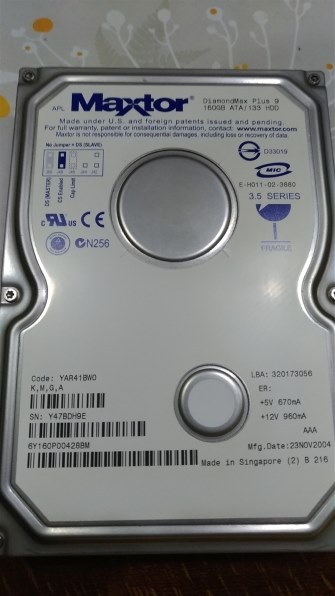 基盤交換』 MAXTOR 6Y160P0 (160GB U133 7200) のクチコミ掲示板 基盤交換』 MAXTOR 6Y160P0 (160GB U133 7200) のクチコミ掲示板
