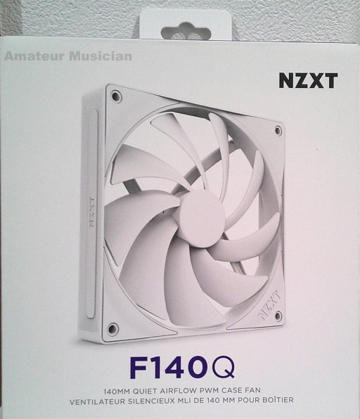 【4個セット】PC用ファン　NZXT F120Q ホワイト Amazon | NZXT F120Q v2 White 静音・エアフロー強化タイプ PC