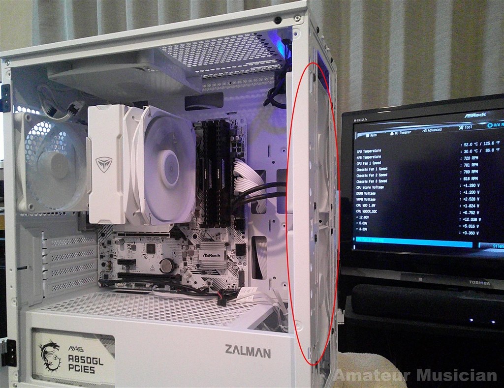 【4個セット】PC用ファン　NZXT F120Q ホワイト Amazon | NZXT F120Q 120mm ホワイト PCケースファン RF-Q12SF