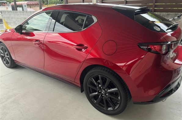 1点もの】【貴重】マツダ3 サイドパネル バーガンディ カスタム usdm