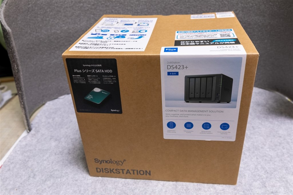 少し高いが、まぁ、満足』 Synology DiskStation DS423+ 少し高いが、まぁ、満足』 Synology DiskStation DS423+