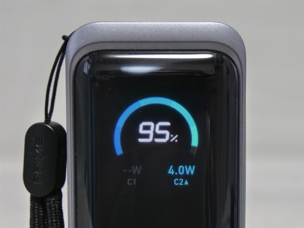 ディスプレイ搭載で残量や充電に必要な時間が明瞭！』 ANKER Prime