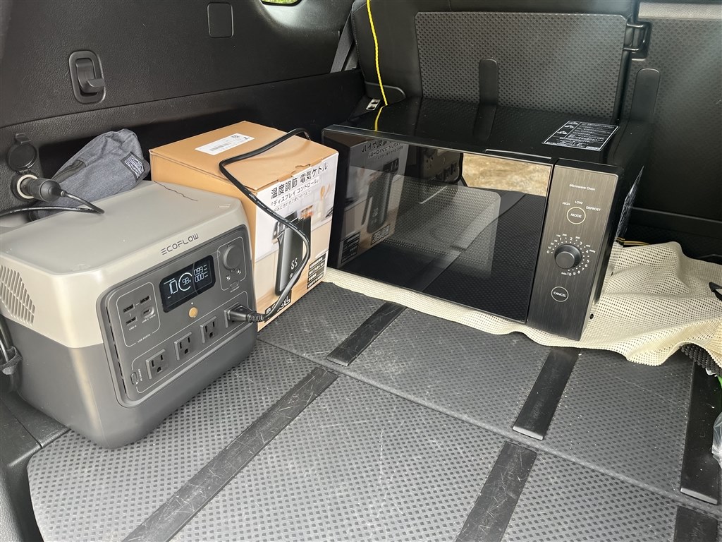 消費電力800Wの電子レンジは使えました』 EcoFlow Technology EcoFlow