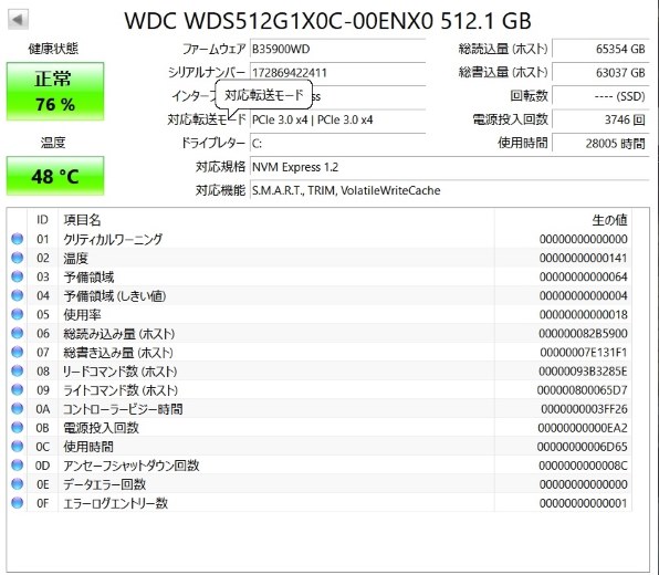 Sandisk WD Black PCIe WDS512G1X0C 価格比較 - 価格.com