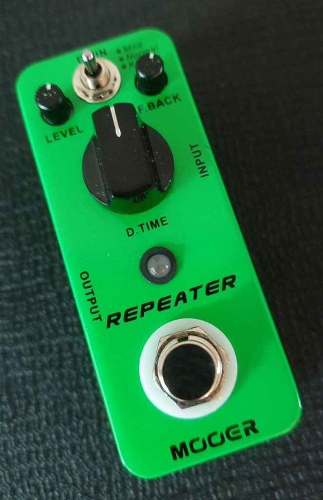 シンプルだからこそ使いやすいディレイ』 MOOER Repeater K(きに
