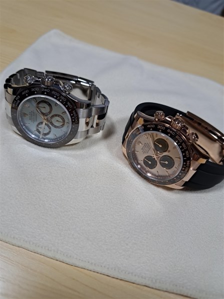 【2個セット】ネックレス KW GM/BK50cm＆KW RD/SV50cm K10ロング角アズキチェーン 2連ネックレス（WG×BG）（ネックレス