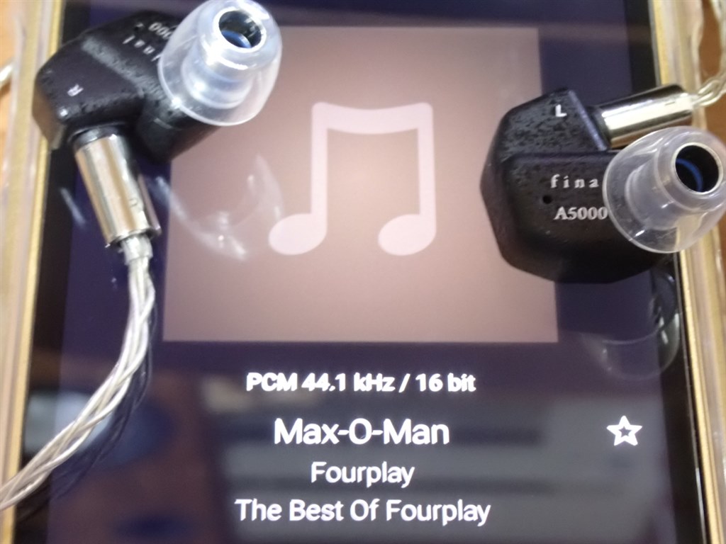 final A5000 ブラック イヤホン+純正バランスケーブル（4.4mm）