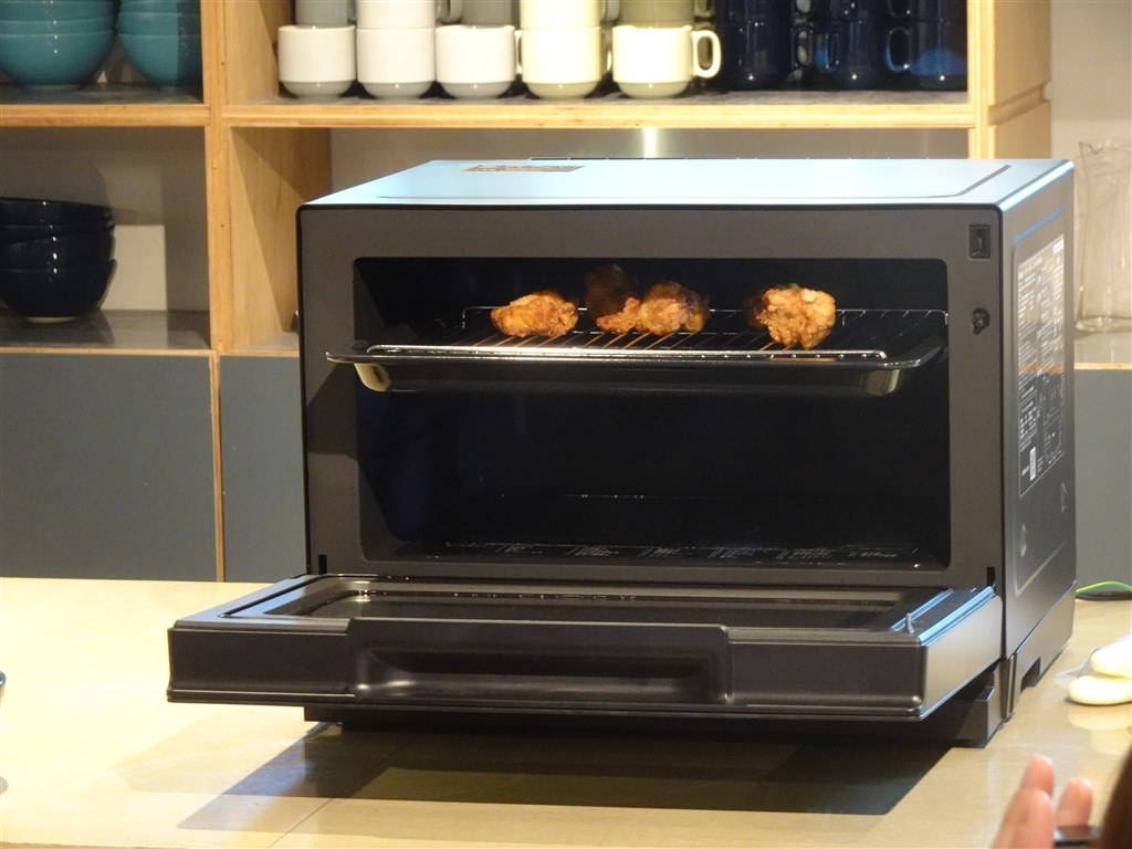 Milaly オーブンレンジ（角皿式スチーム）JM-WFVH26A ブラック