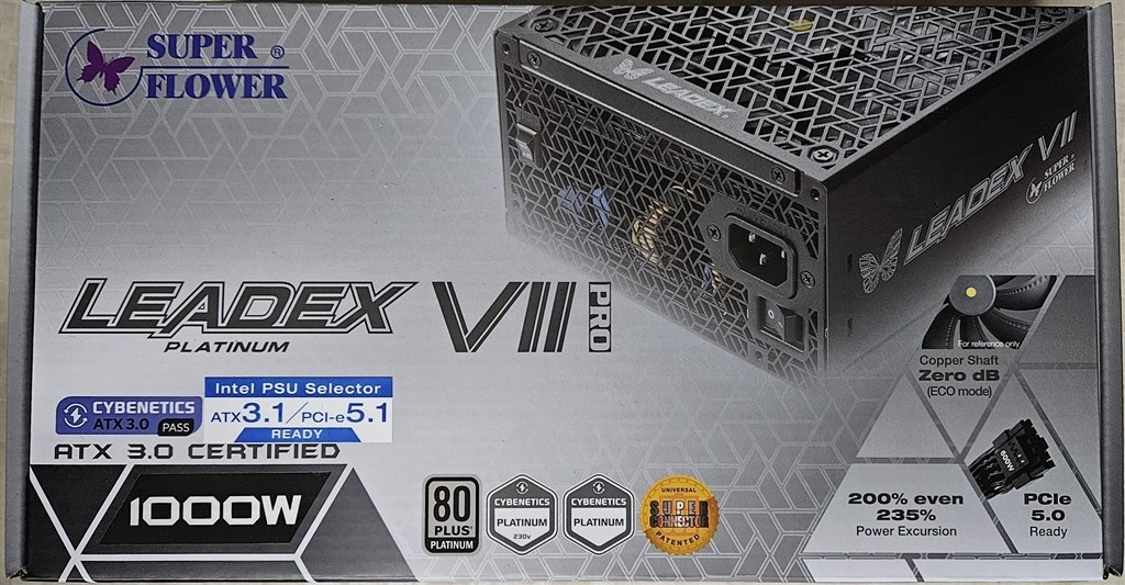 ケーブルスペース少なめのケースにおすすめ。』 SUPER FLOWER LEADEX