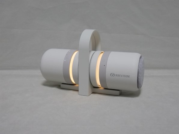 リズム(RHYTHM) MAGSPEAKER DUO ライトグレー RHYTHM 防水BluetoothスピーカーMAGSPEAKER DUOライトグレー