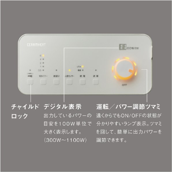 ⭐︎専用⭐︎ダイキン セラムヒート ERFT11ZS-W 2022年製 ダイキン 遠赤外線暖房機 セラムヒート｜ERFT11ZS-W｜[通販