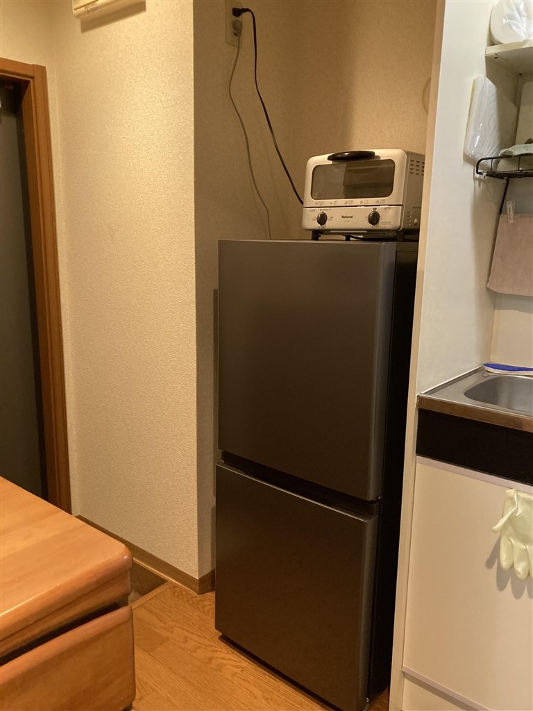 背面ピタリ設置できる機種はアクアだけ！初期不良交換、2代目OK