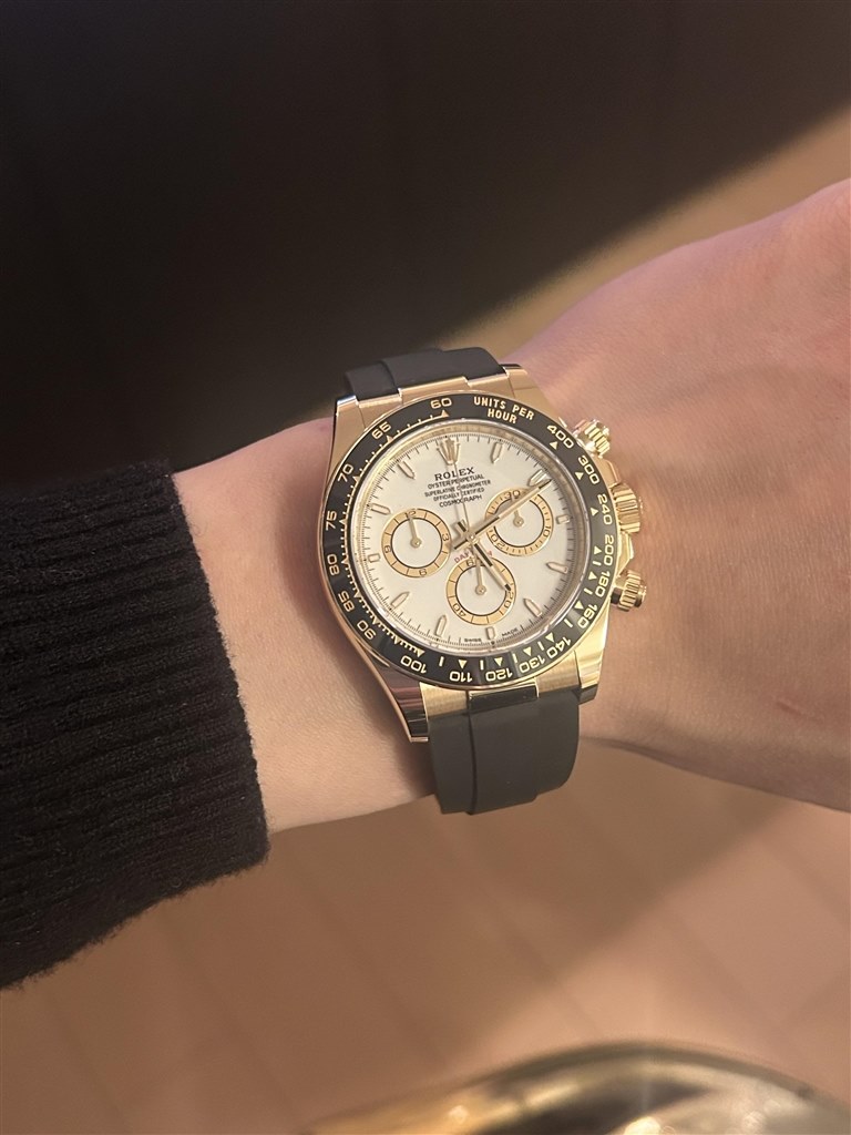 YGの輝きとオイフレの組み合わせは最高』 ロレックス コスモグラフ