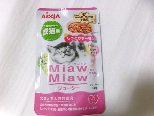 アイシア MiawMiawジューシー しっとりサーモン 60g 価格比較 - 価格.com