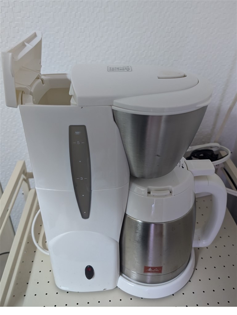 新品　メリタコーヒーメーカー　ノアプラスホワイト 楽天市場】メリタ コーヒーメーカー ノアプラス SKT55-3-W