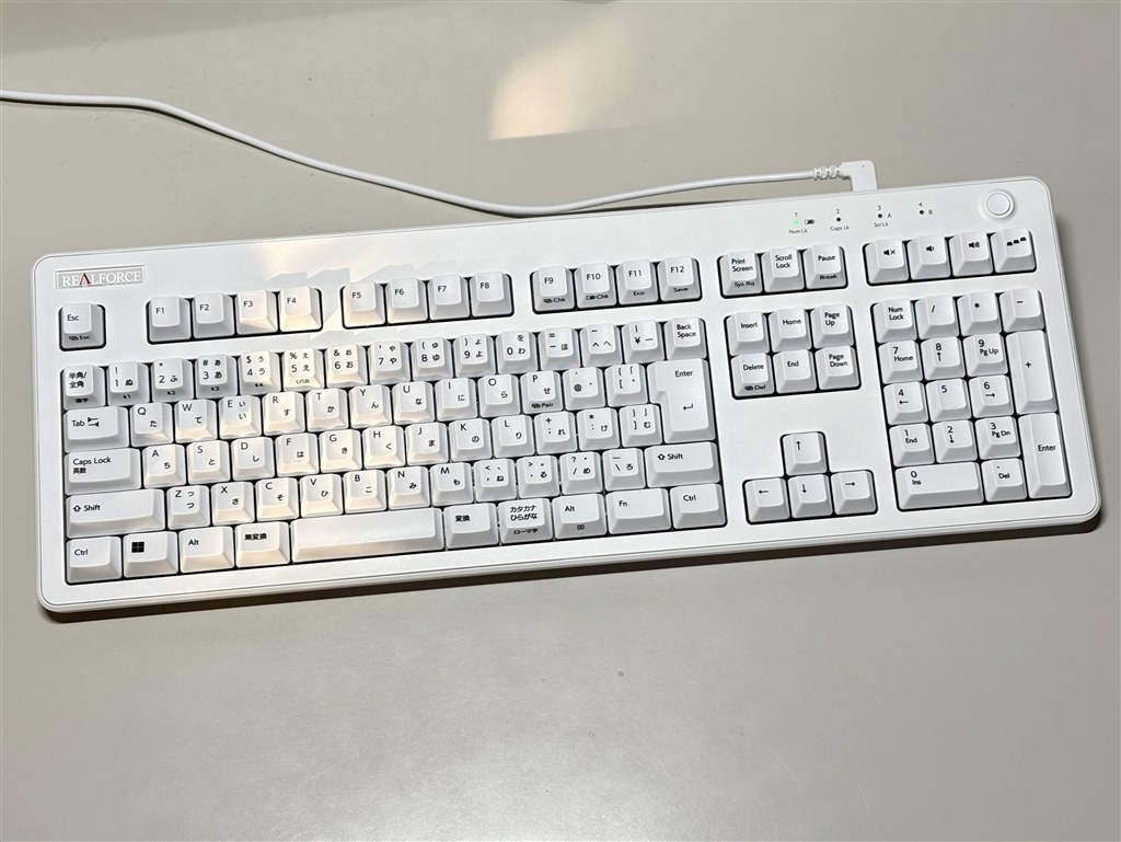 REALFORCE R3 スーパーホワイト R3UC21 静音 有線 製品 : REALFORCE / R3UC21 | REALFORCE | 日本製プレミアム