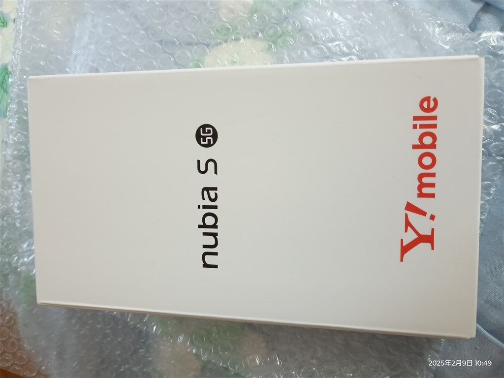 カメラは良くない』 nubia nubia S 5G A403ZT ワイモバイル