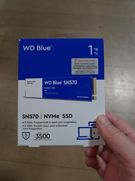 WESTERN DIGITAL WD Blue SN570 NVMe WDS100T3B0C投稿画像・動画