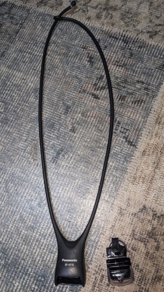 (まとめ) パナソニック LEDネックライト 20Lx 防滴仕様 ブラック BF-AF10P-K 1個 〔×3セット〕